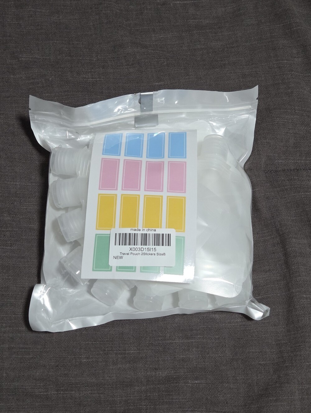 17 Pack Travel Pouches for Toiletries,TSA Approved